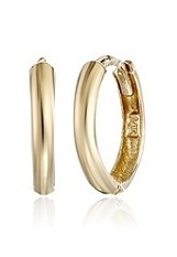 outstanding mini 14k gold huggie earrings for babies and kids